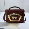 Crocodile Pattern Hand Bag