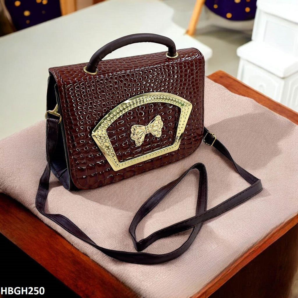 Crocodile Pattern Hand Bag
