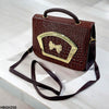 Crocodile Pattern Hand Bag