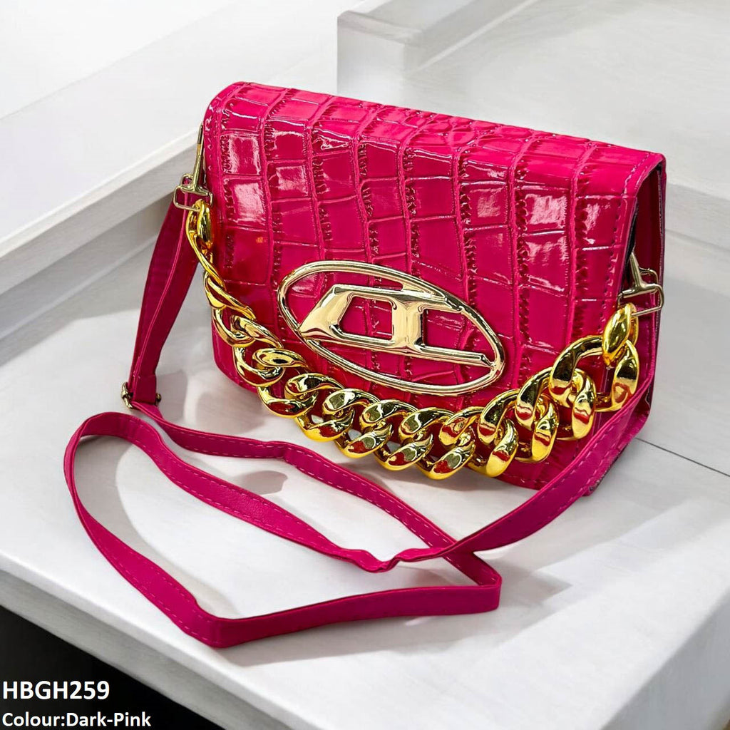 Chain Oval Batch Hand Bag
