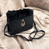 Fluffy Handle Cross body Bag