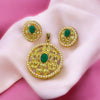 Flower Oval Pendant Set