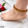 Round Pearl Drop Single Anklet