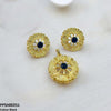Round Flower Pedant Set