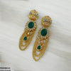 Double Chain Tear Drop Earrings