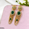 Double Chain Tear Drop Earrings