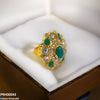 Oval Flower Ring Adjustable