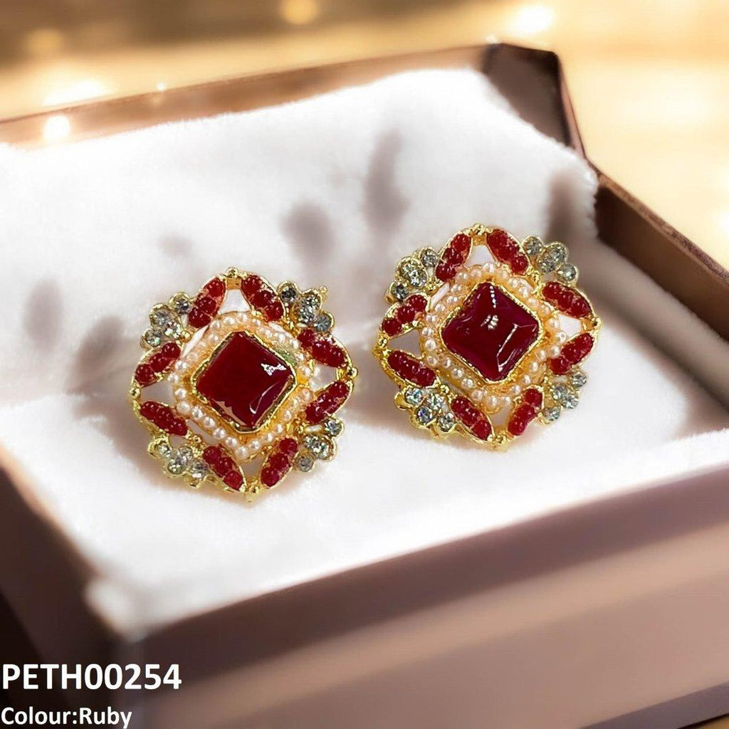 Flower Square Tops Pair