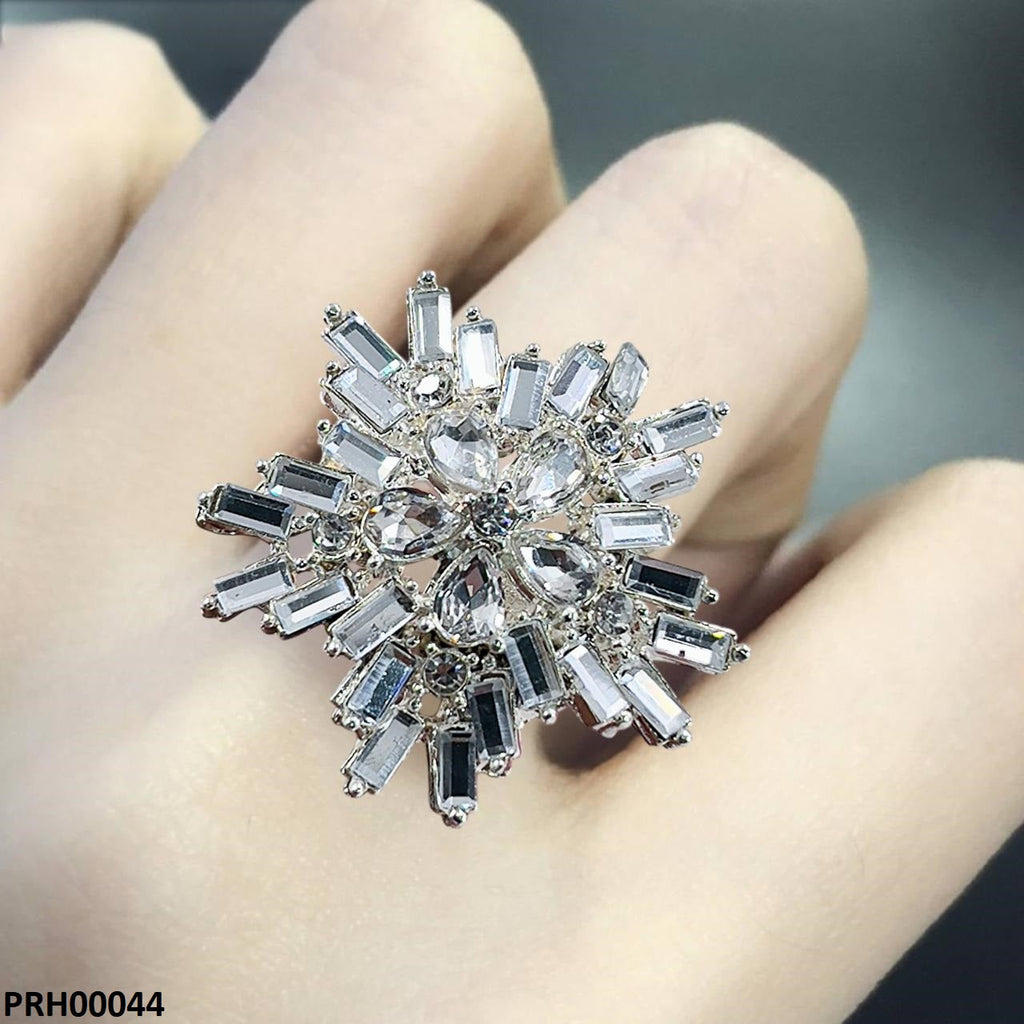 Tear Flower Ring Adjustable