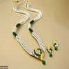 Leaf Pearl Drop Mala Set