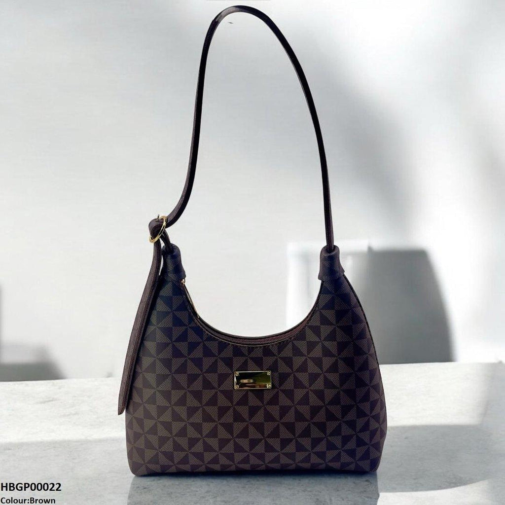 Patterned Armpit Ladies Hand Bag
