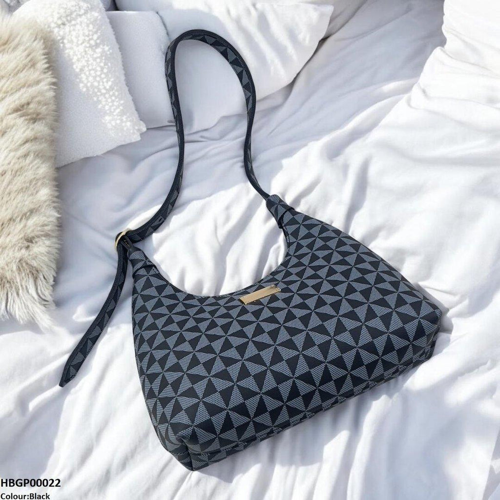 Patterned Armpit Ladies Hand Bag