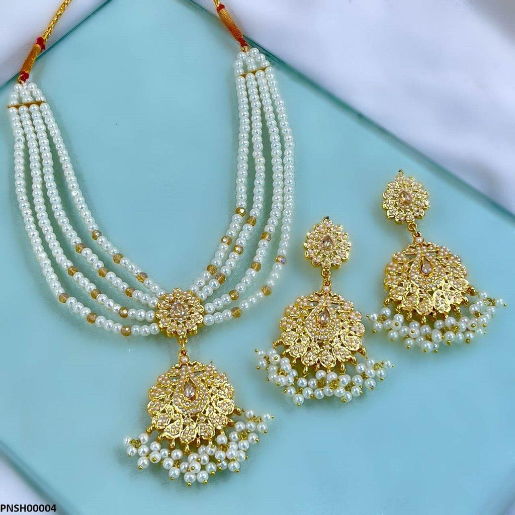 Pearl Drop Necklace Set