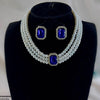 Rectangle Necklace Set