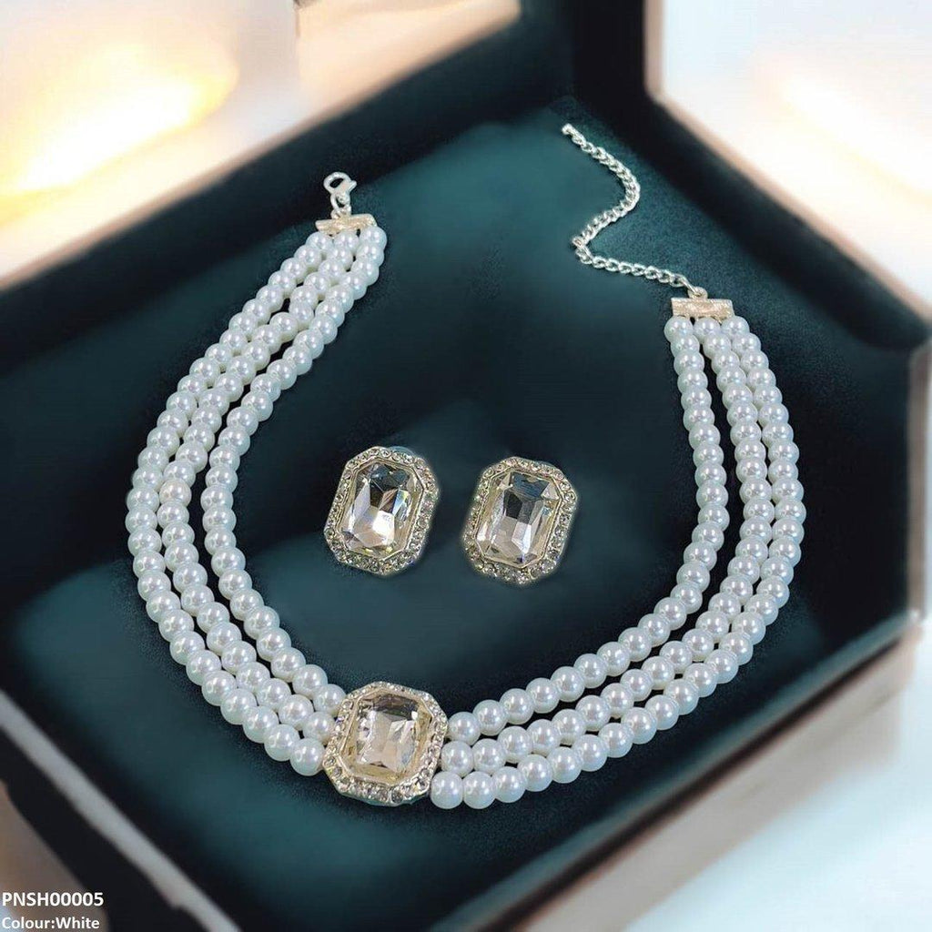 Rectangle Necklace Set