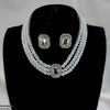 Rectangle Necklace Set