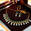Rectangle Pearl Choker Set