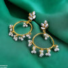 Tear Round Drop Earrings