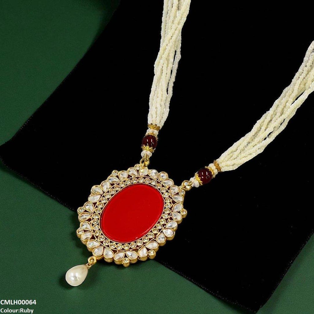 Oval/Tear Pearl Drop Mala