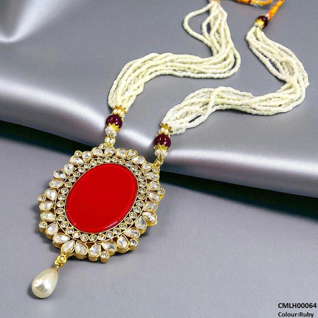 Oval/Tear Pearl Drop Mala