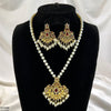 Oval/Flower Pearl Drop Mala Set