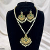 Oval/Flower Pearl Drop Mala Set