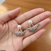 Round Pearl Earrings