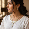 Rose Flower Necklace Set