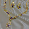 Rose Flower Necklace Set