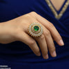 Round Marquise Ring Adjustable