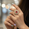 Round Marquise Ring Adjustable