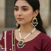 Round Pearl Drop Mala Set