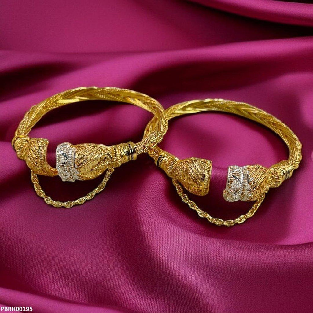 Twisted Screw Adjustable Bangle Set