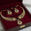 Flower Tear Drop Necklace Set