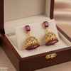 Rectangle Pearl Drop Jhumki