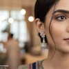 Flower Pearl Drop Jhumki