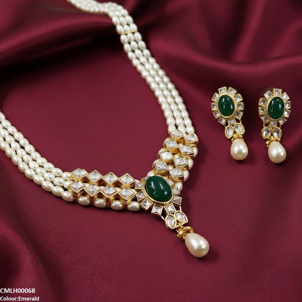 Oval Pear Drop Mala Set