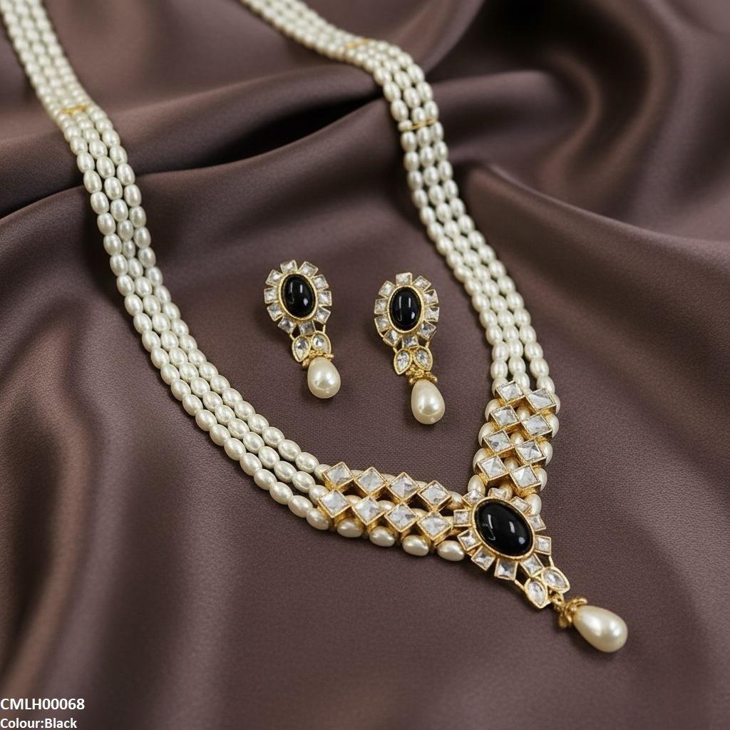 Oval Pear Drop Mala Set