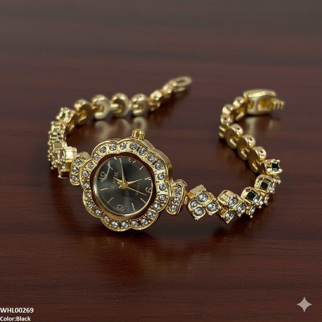 Flower-Shaped Bezel Watch