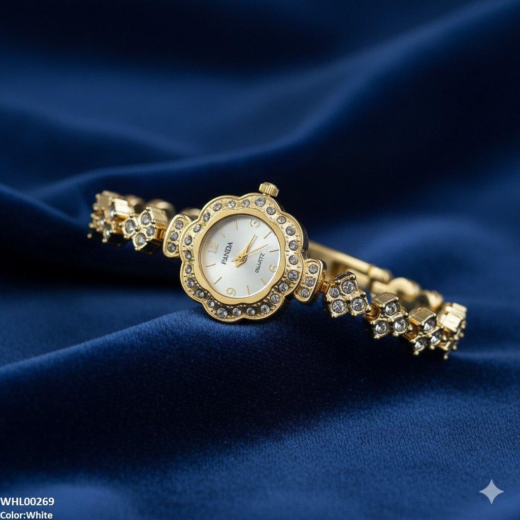 Flower-Shaped Bezel Watch