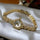 Rhinestone-Embellished Dial Watch