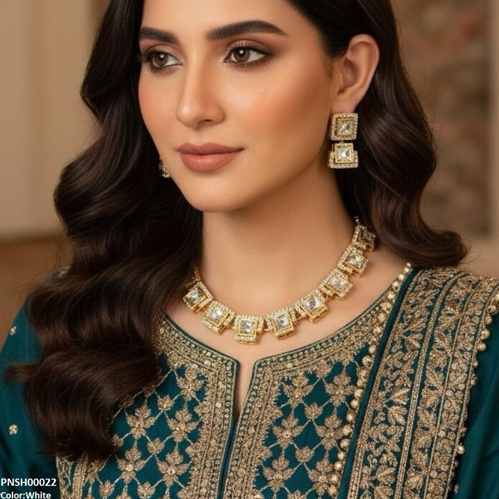 Square Necklace Set