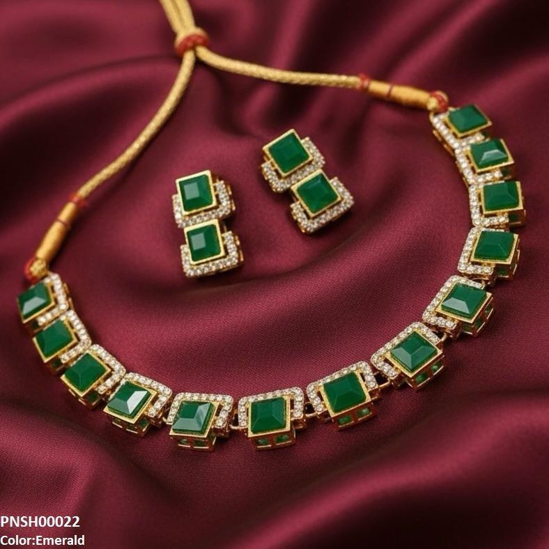 Square Necklace Set