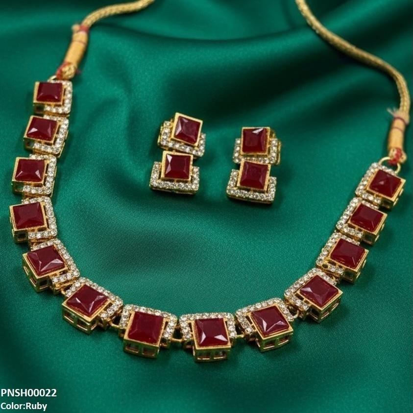 Square Necklace Set