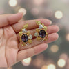 Oval Flower Tops Pair