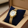 Round Rhinestone Dial Watch