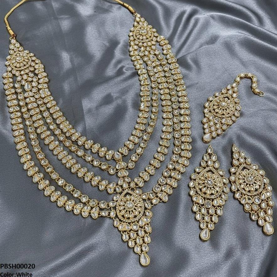 Tear Flower Bridal Mala Set