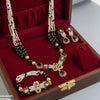 Flower Tear Drop Mala Set