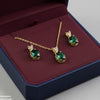 Oval Drop Pedant Set