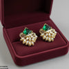 Square/Marquise Leaf Tops Pair
